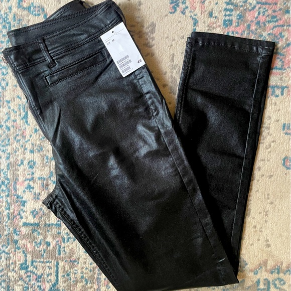 BNWT Skinny Patent Leather Pants - Picture 1 of 4